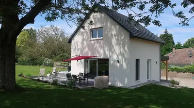 Jardin de l'établissement gîte les bouleaux