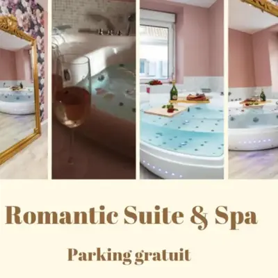 @Romantic Suite & Spa @Jacuzzi @ Parking gratuit @