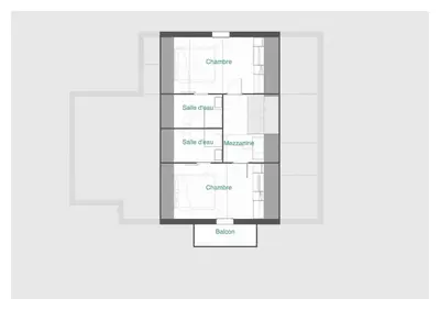 Plan de l'établissement Chalet Jersey