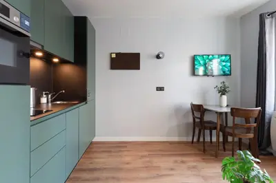 Cuisine ou kitchenette dans l'établissement Travel Homes - The Parc, next to Champ de Mars