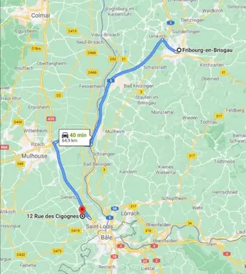 Plan de l'établissement L'Hirondelle - Charming flat -