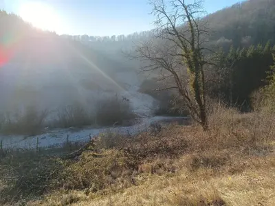 Paysage naturel près de la maison d'hôtes