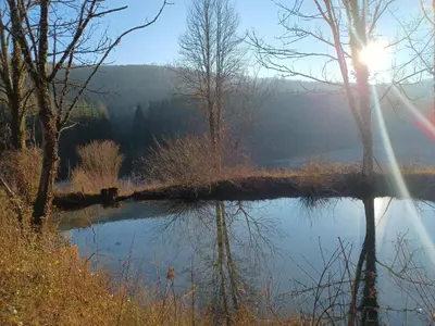 Paysage naturel près de la maison d'hôtes