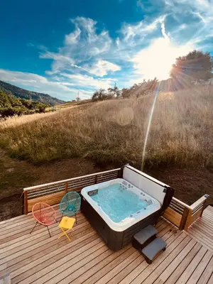 Paysage naturel près de la maison de vacances