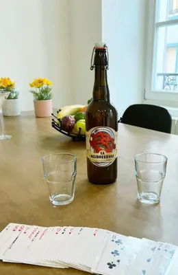 Boissons dans l'établissement Le convivial, appartement Centre ville Mulhouse