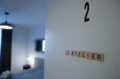 Un ou plusieurs lits dans un hébergement de l'établissement Le convivial, appartement Centre ville Mulhouse