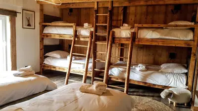 Plan de l'établissement Joli chalet 12 personnes 200m2 sauna baby-foot