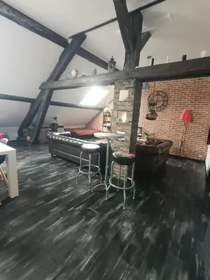 Coin salon dans l'établissement Cosy Lodg