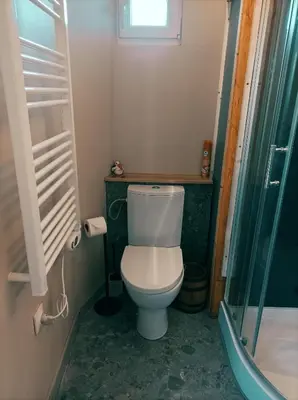 Salle de bains dans l'établissement Le nid douillet d'Alsace et sa balnéo