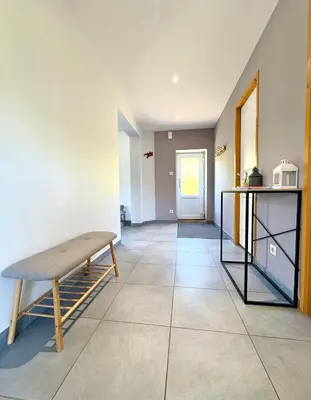 Cuisine ou kitchenette dans l'établissement Gîte Du bois le Renard proche Gerardmer