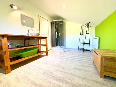 Un ou plusieurs lits dans un hébergement de l'établissement Gîte Du bois le Renard proche Gerardmer