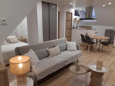 Cuisine ou kitchenette dans l'établissement Studio cosy spacieux lumineux avec coin terrasse