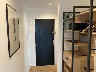 Un ou plusieurs lits superposés dans un hébergement de l'établissement Magnifique appartement au coeur de Mulhouse