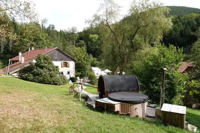 Paysage naturel près de la maison de vacances