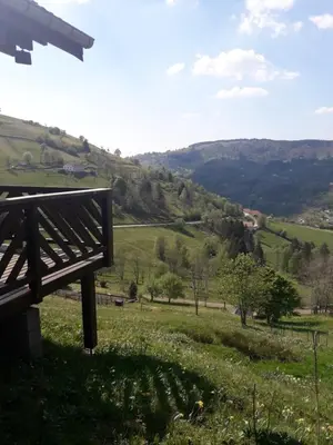 Paysage naturel près de le chalet