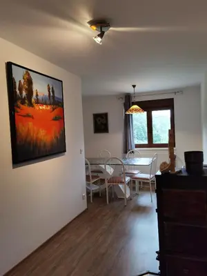 Télévision ou salle de divertissement dans l'établissement Gîte Saint Ludan