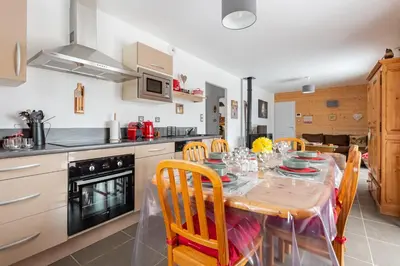 Cuisine ou kitchenette dans l'établissement Macazoline