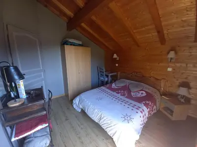 Un ou plusieurs lits dans un hébergement de l'établissement Chalet Typique Vosgien 