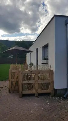 Vue générale sur la montagne ou vue sur la montagne depuis l'appartement