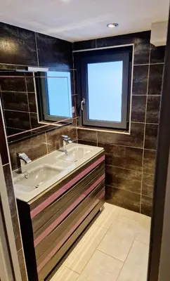 Salle de bains dans l'établissement Le haut du parc