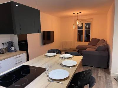Cuisine ou kitchenette dans l'établissement Le 33