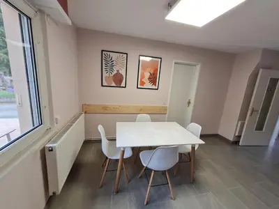Coin salon dans l'établissement Les Chouchous du Ried 1