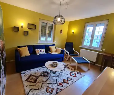 Coin salon dans l'établissement Les Chouchous du Ried 1