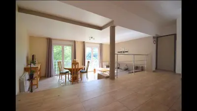 Coin salon dans l'établissement Gite proche de Kaysersberg av jacuzzi privé