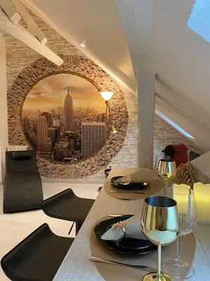 Coin salon dans l'établissement Esprit New York ........ au cœur de Mulhouse