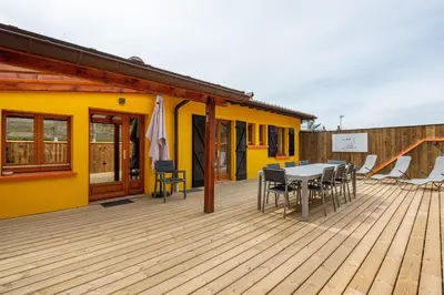 Balcon ou terrasse dans l'établissement Le Repère Des Marmottes
