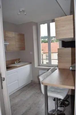 Plan de l'établissement Superbe T3 classé 3 étoiles Chez Cathy et Frank situé en plein centre de Gérardmer