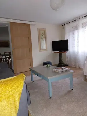 Télévision ou salle de divertissement dans l'établissement gîte la Fonderie