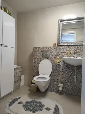 Salle de bains dans l'établissement Gite Luxury à Soultzeren