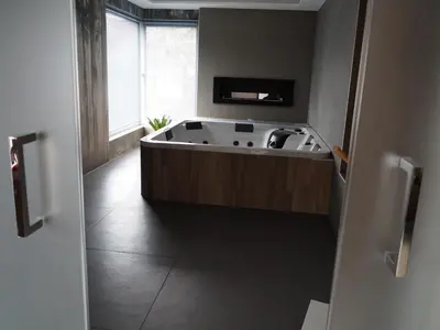 Plan de l'établissement Gîte Le Renouveau avec jacuzzi privatif