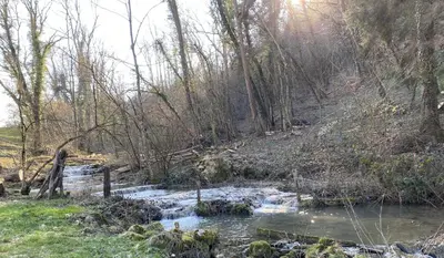 Paysage naturel près de la maison de vacances