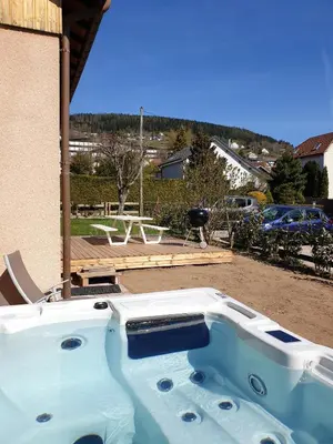 Plan de l'établissement Maison de caractère à Gérardmer avec sauna et spa