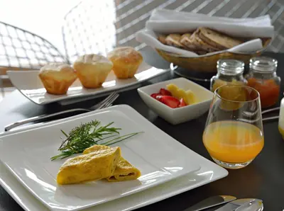 Nourriture dans le B&B/chambre d'hôtes ou à proximité