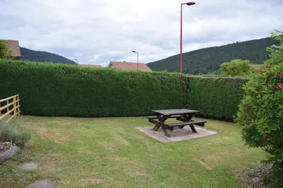 Vue générale sur la montagne ou vue sur la montagne depuis l'appartement