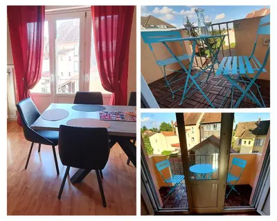 Plan de l'établissement Le Bienvenue à Colmar - Parking Privé Inclus, Centre à Deux Pas