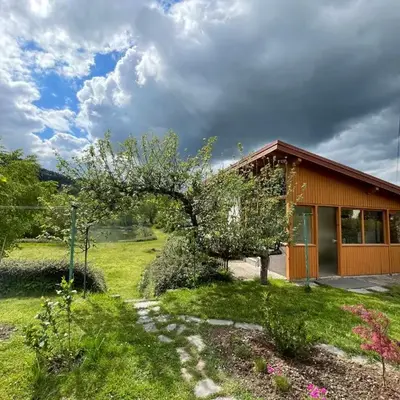 Le gîte et l'étang de pêche