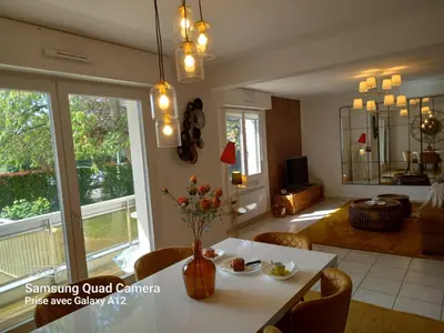 Coin salon dans l'établissement Le Cocon du Verger
