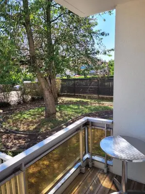 Jardin de l'établissement Le Cocon du Verger