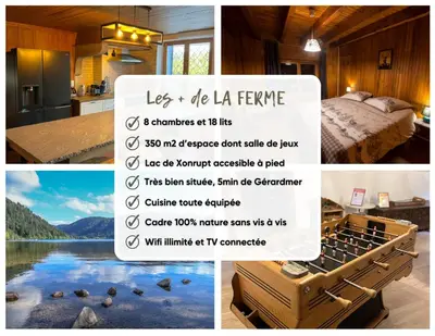 Plan de l'établissement La Ferme des 3 lacs