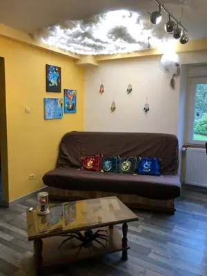 Coin salon dans l'établissement l'antre du Sorcier (inspiré du monde Harry Potter)