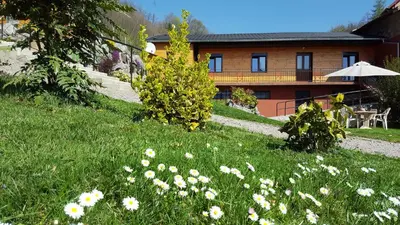 Jardin de l'établissement Gite du Walsbach