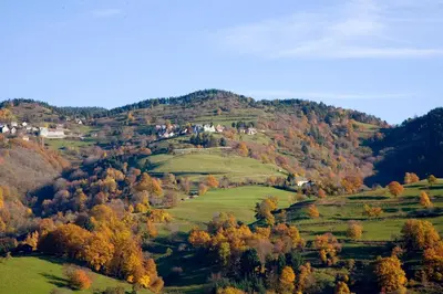 Paysage naturel près de la maison de vacances