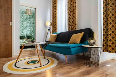 Coin salon dans l'établissement Au petit moulin, plein centre ville Montbéliard