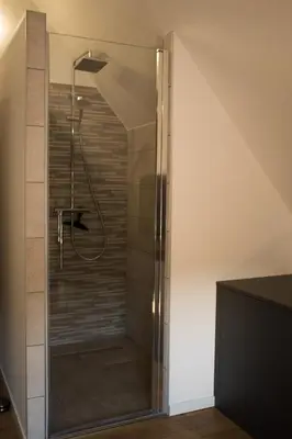Salle de bains dans l'établissement Gîte Chez Tim