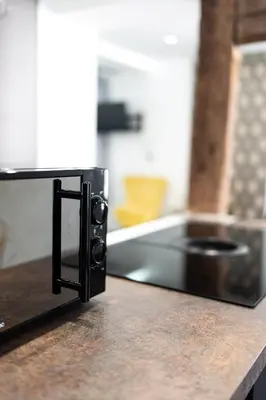 Télévision ou salle de divertissement dans l'établissement Appartement de la noblesse - designed by C.M