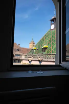 Vue générale sur la montagne ou vue sur la montagne depuis l'appartement
